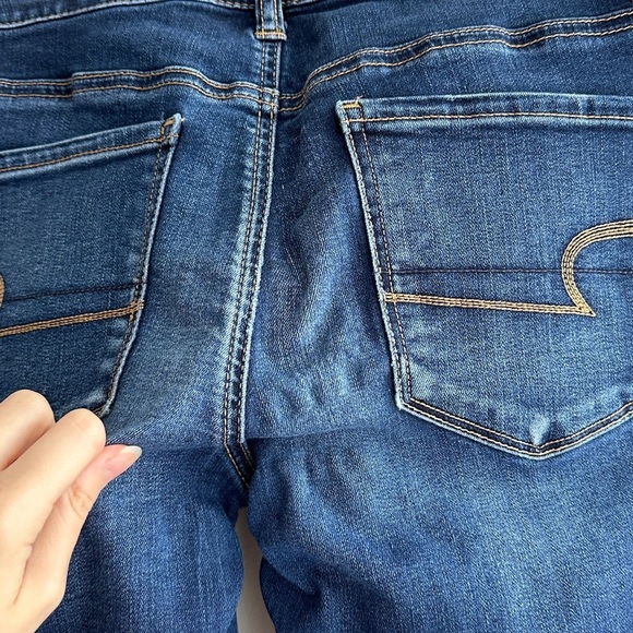 American Eagle Outfitters Hi-Rise Jegging, Dark Wash Skinny Jeggings, Size 4 - Picture 13 of 16